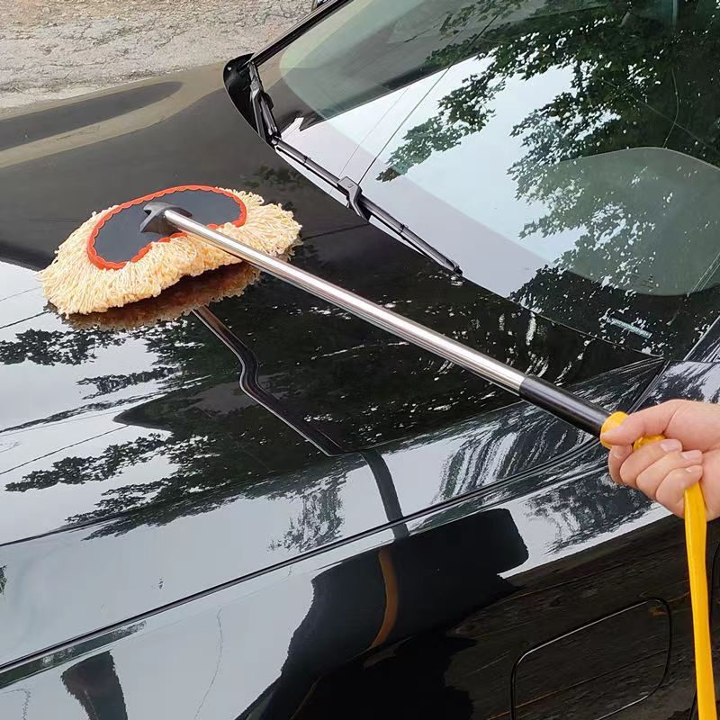 Car Wash Mop & Brush Set for Dust and Wax Cleaning