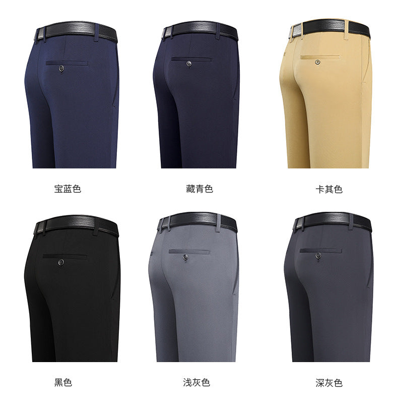 Men’s Business Casual Straight Pants
