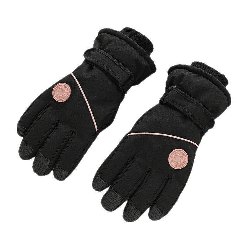 Womens Waterproof Touch Screen Winter Ski Gloves Warm