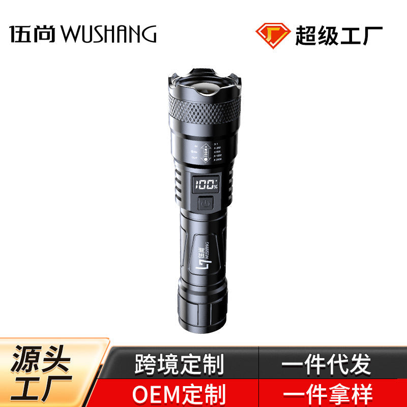 Strong LED Rechargeable Flashlight – Outdoor & Home Portable