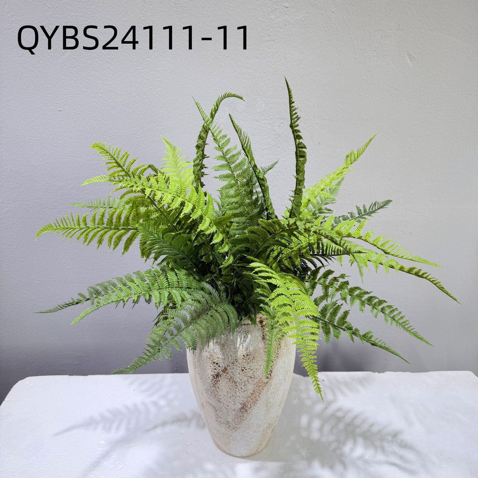 Artificial Fern Plants Maidenhair Persian Rosemary Green Decor