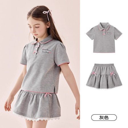 Girls Bow Skirt Two-Piece Summer Set – Baby & Children's Outfits – Image 7