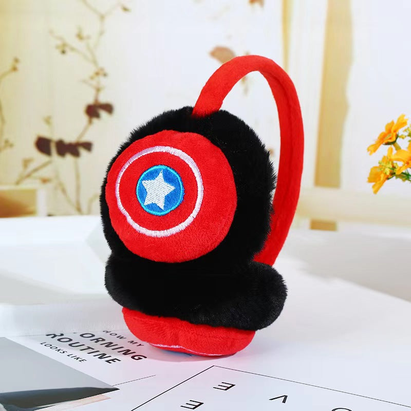 Winter Boys Earmuffs Warm Kids Ear Warmer Hero Style