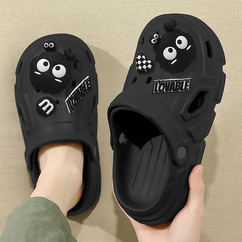 STOCK-Men's Summer Hole Sandals – Thick Sole, Non-Slip Design