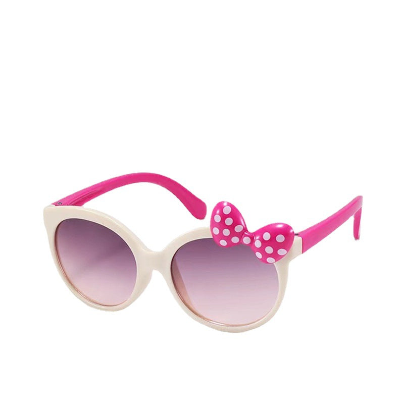 Korean Bow Kids UV Protection Candy Color Sunglasses