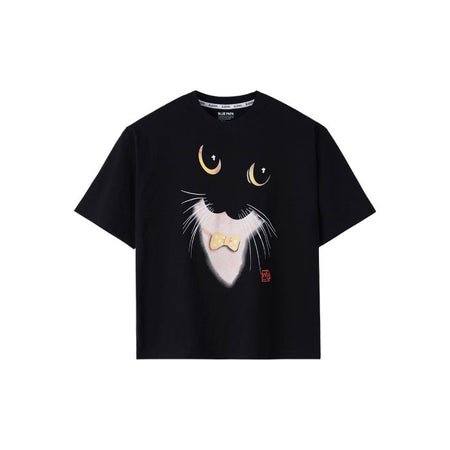 Girls’ Cat Cotton T-Shirt – Trendy Korean Summer Top – Summer Kids Fashion Nepal | Tudoholic