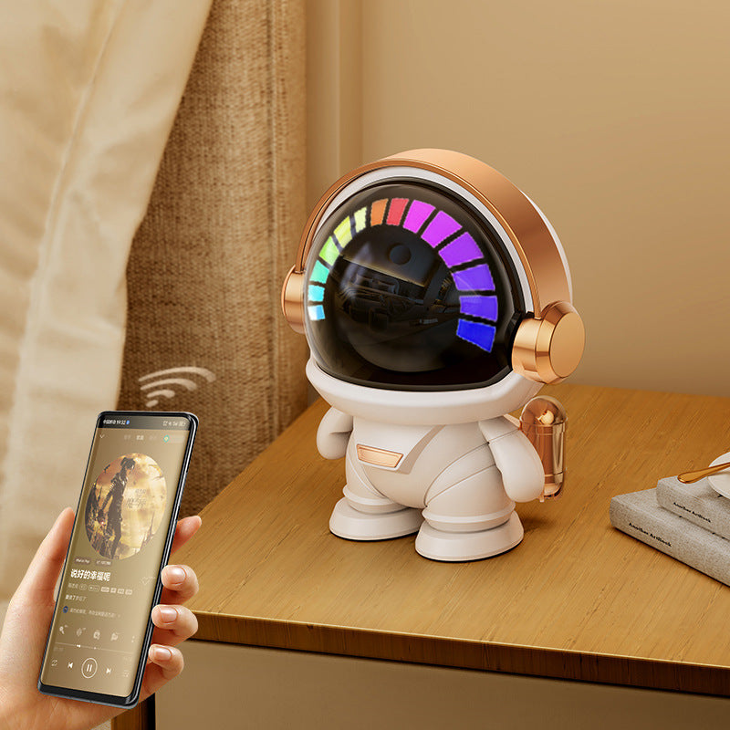Astronaut Bluetooth Speaker – Colorful Light Mini Subwoofer