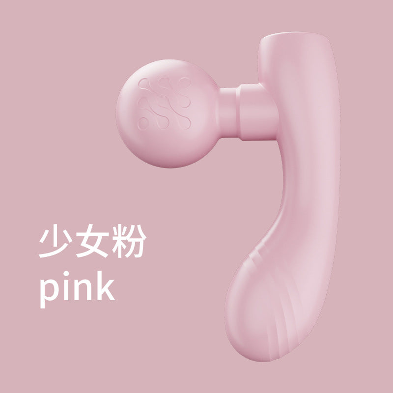 Mini Dual-Head Fascia Gun Muscle Massager for Waist & Back