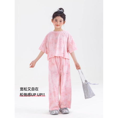 Girls Tie-Dye Pants Summer Two-Piece Set – Baby & Children's Outfits – Image 7