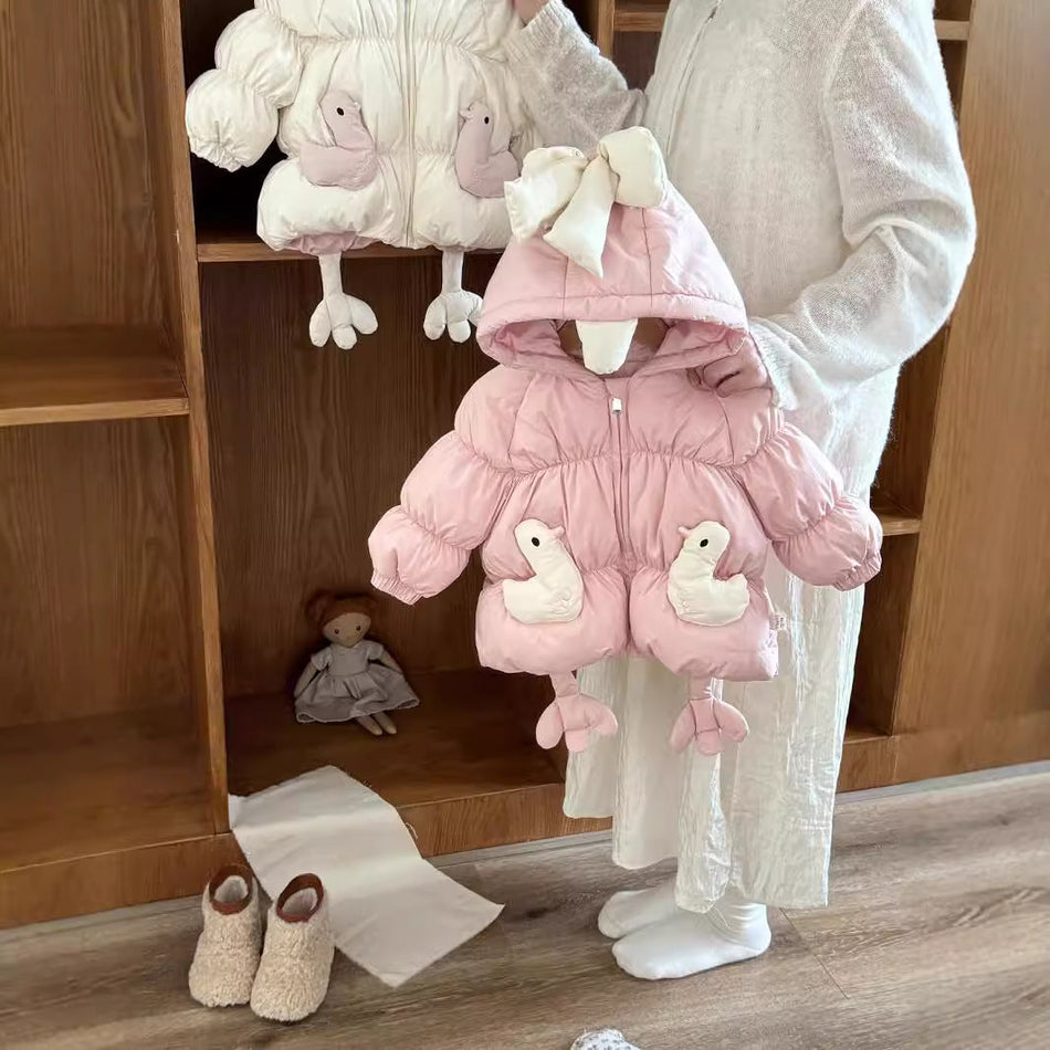 Lightweight Kids Down Jacket – Warm Hooded Coat for Boys & Girls