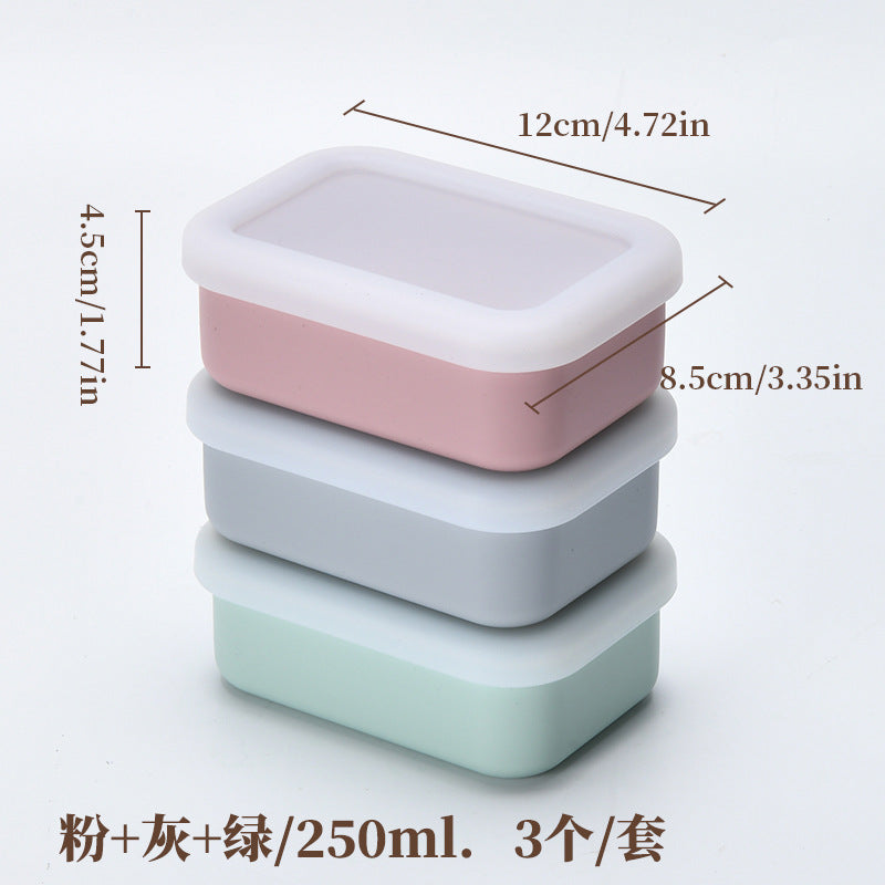 Silicone Rectangular Waterproof Lunch & Storage Box