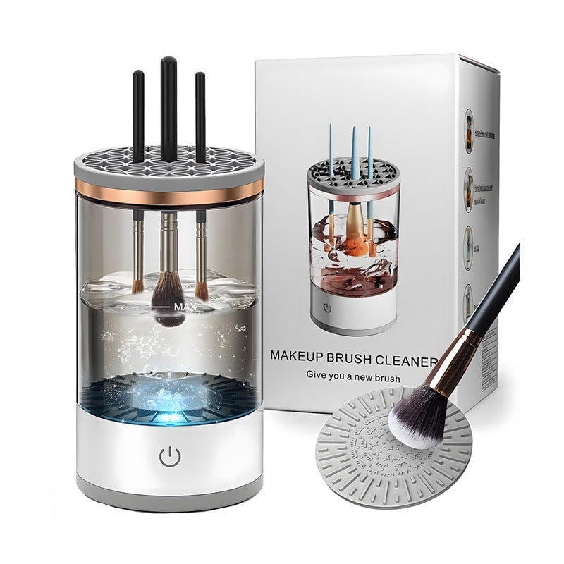 Fully Automatic Makeup Brush Cleaner – Powder Puff & Cosmetic