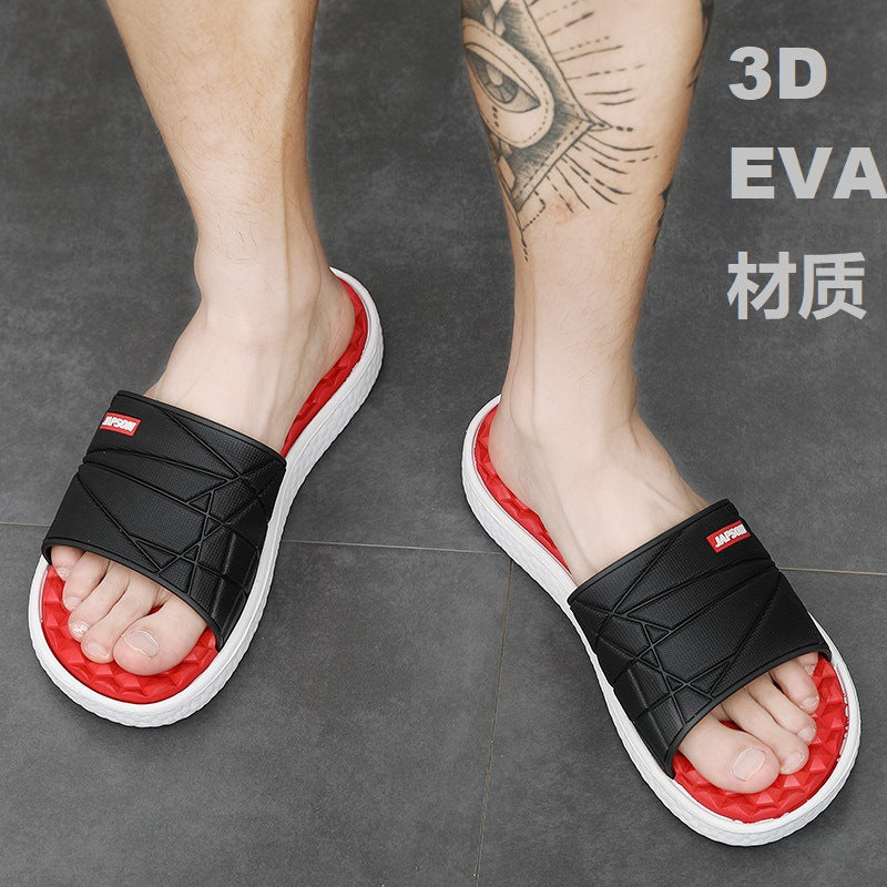 Men’s Summer EVA Slippers – Non-Slip, Plus Size, Home & Beach
