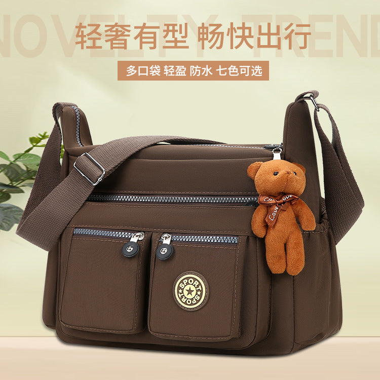 High Capacity Nylon Shoulder Crossbody Backpack Women Styles