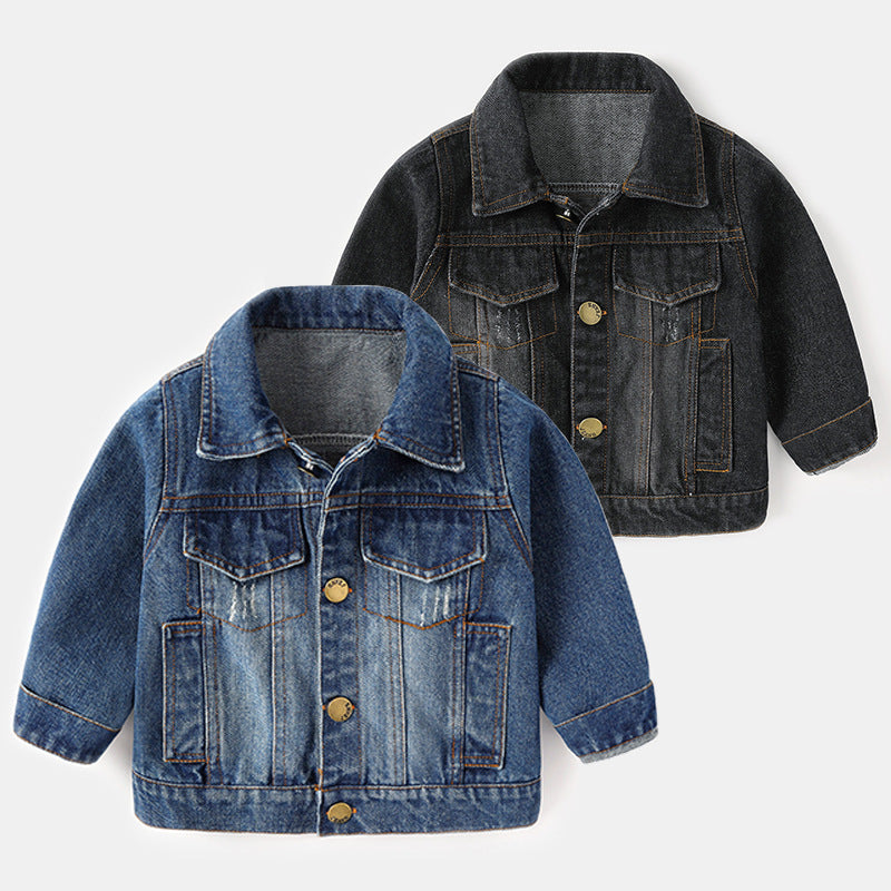 Baby Boys Denim Coat Spring Autumn Children’s Casual Jacket