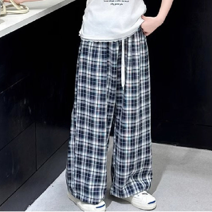 Girls Summer Plaid Outfit Set with Casual Pants – Baby & Children's Outfits – Image 6