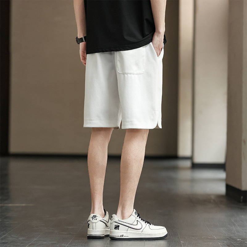 Men’s Summer Casual Shorts – High Waist, Loose Cotton