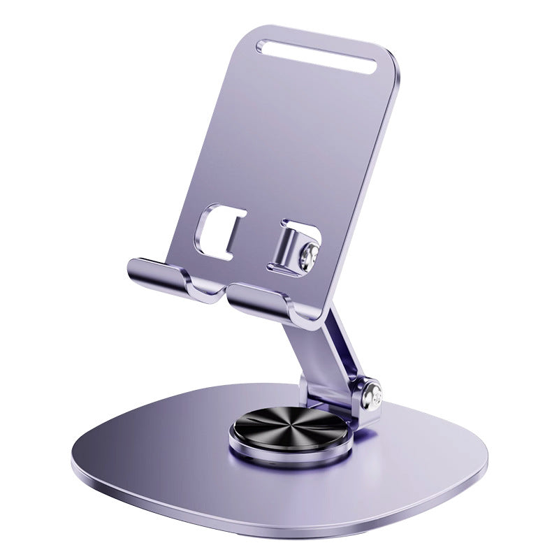 Metal Rotating Desktop Stand – Foldable Lazy Mobile Phone Holder