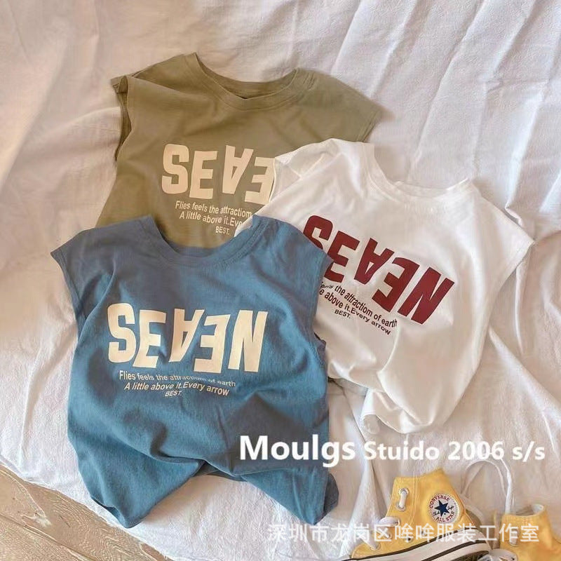 Cotton Boys’ Sleeveless Vest