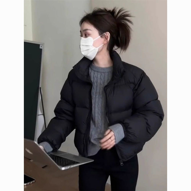 Korean Style Loose Bread Coat for Women