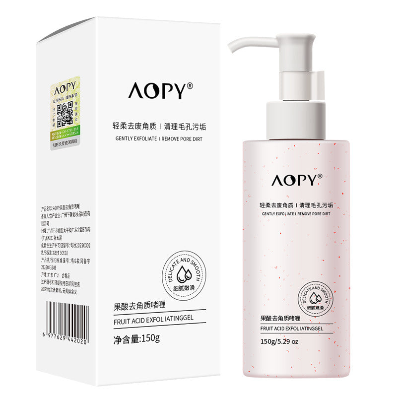 Fruit Acid Exfoliating Gel – Pore Cleanser & Blackhead Scrub