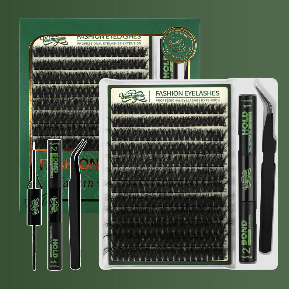 DIY Cluster False Eyelashes Set – Gift Box & Glue