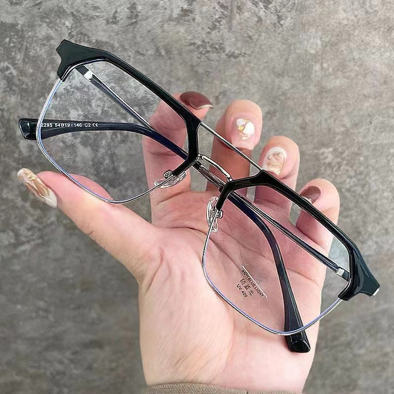 Men’s Color-Changing Myopia Glasses with UV & Blue Light