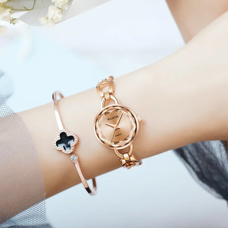 Korean Style Women’s Quartz Watch – Casual & Trendy