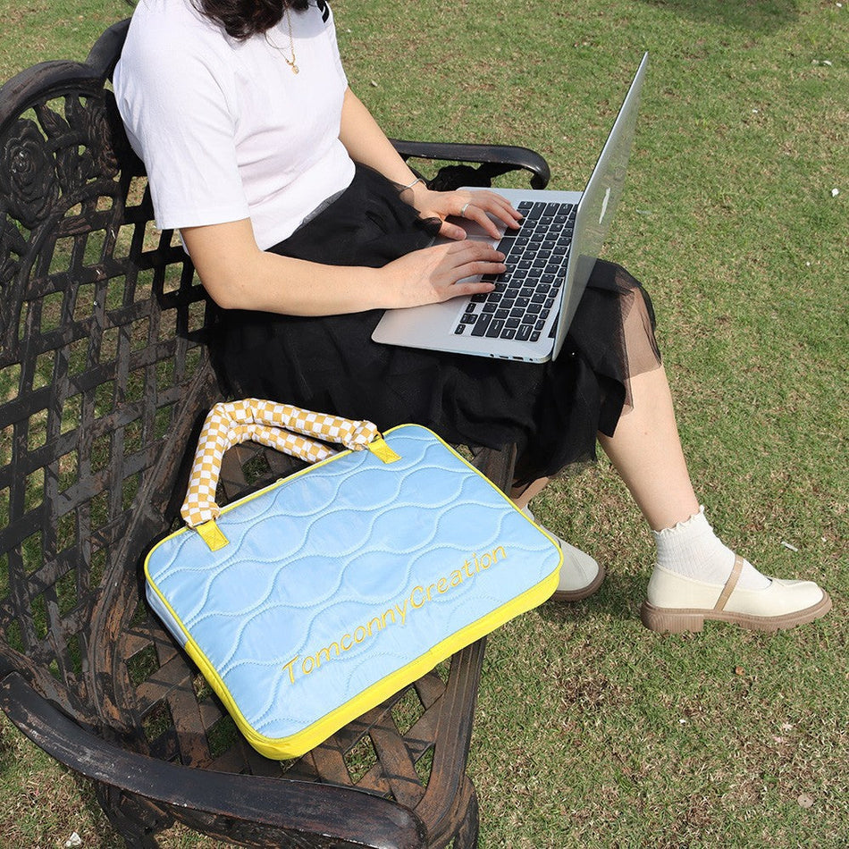 Shockproof 16-Inch Laptop Shoulder Bag Women