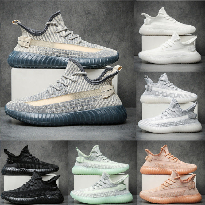 Men’s Coconut Shoes – Large Size Fly-Knit Breathable Casual