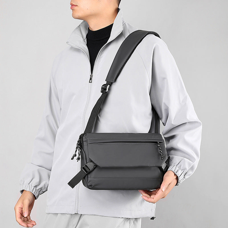 Men’s Fashion Crossbody Shoulder Bag Oxford Leather