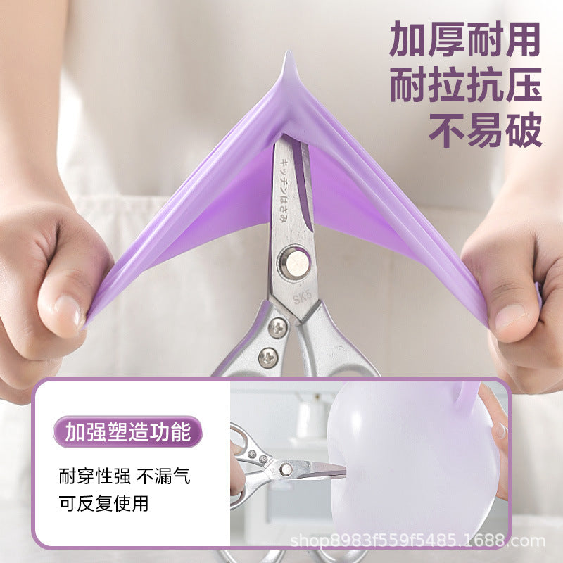 Women’s Nitrile Dishwashing Gloves – Waterproof & Durable