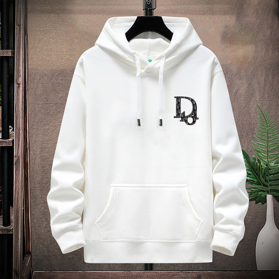 Men’s Fleece-Lined Hoodie | Autumn Winter Thickened Sweater