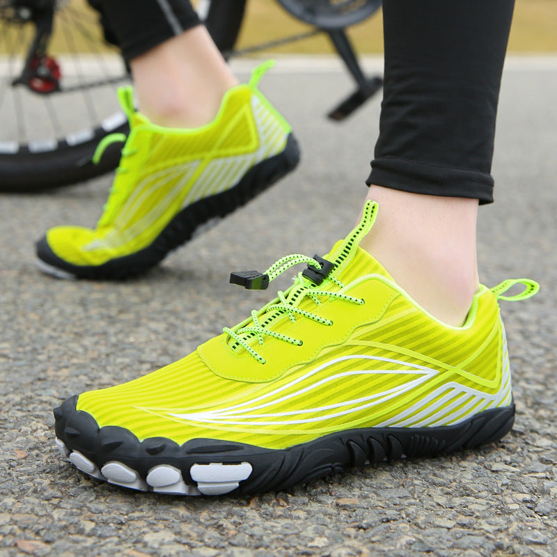 INSTOCK- Thickened Five-Finger Mesh Hiking Shoes | Breathable