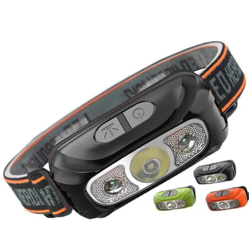 Wave Sensor USB Rechargeable LED Headlamp