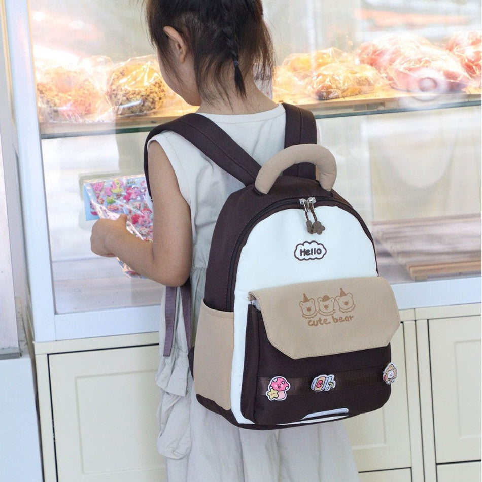 Lightweight Waterproof School Backpack for Elementary Students
