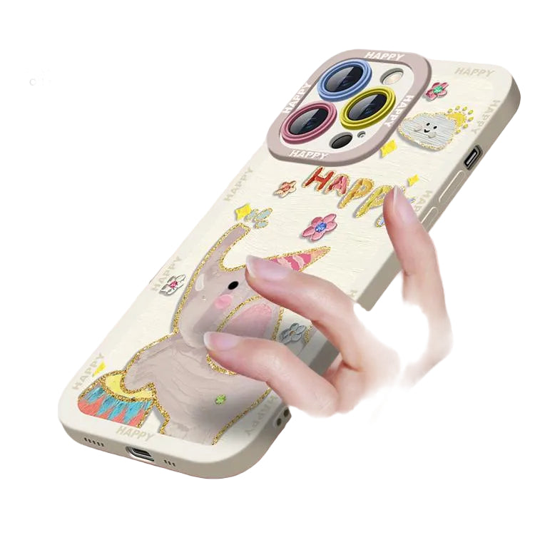 Cute Pet Silicone Wristband Case for iPhone 15 Pro Max