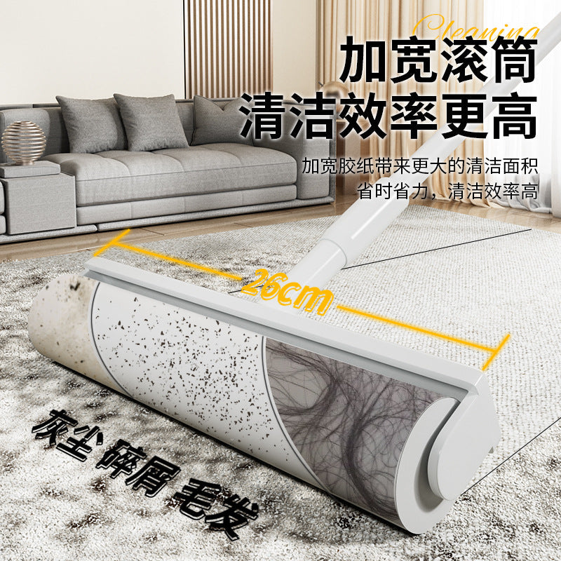 Extra Large Tearable Lint Roller with Long Handle