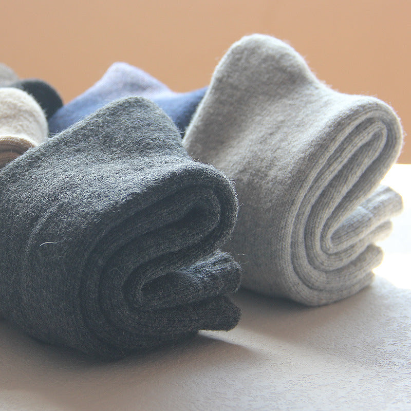 (5-Pack)-Wool Mens Socks – Thick & Cozy Winter Wear