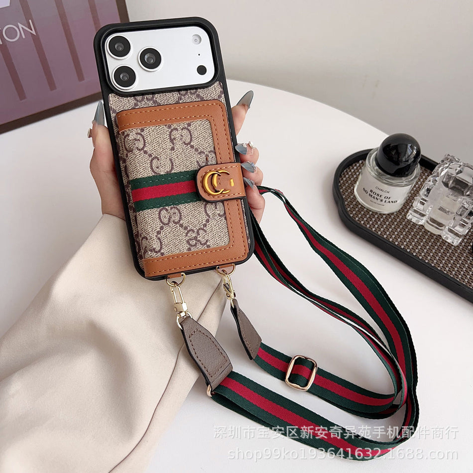 Retro Crossbody Lanyard Case for iPhone 17 Pro Max