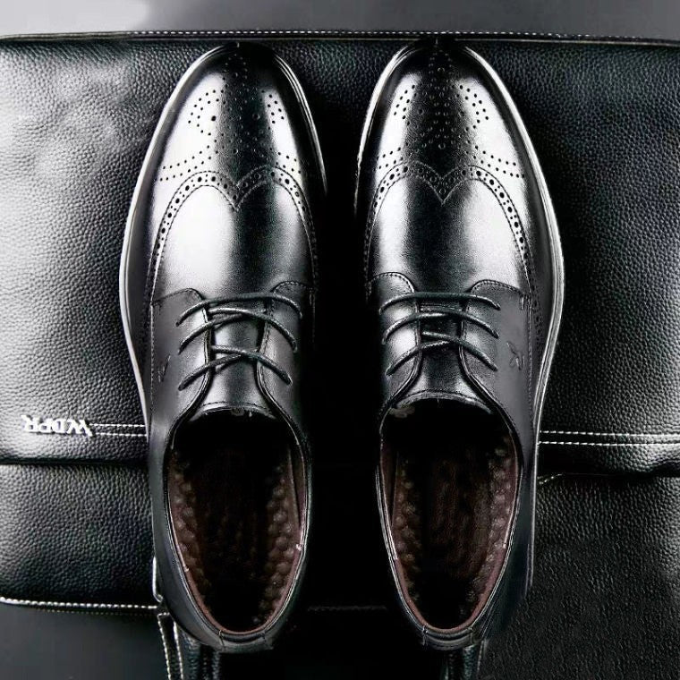 Men’s British Brogue Dress Shoes – Height Increase