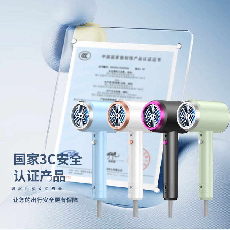 Mute Hair Dryer with Ion & Blue Light Styling Tech