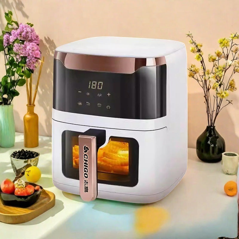 Flip-Free Visual Smart Air Fryer - Large Size