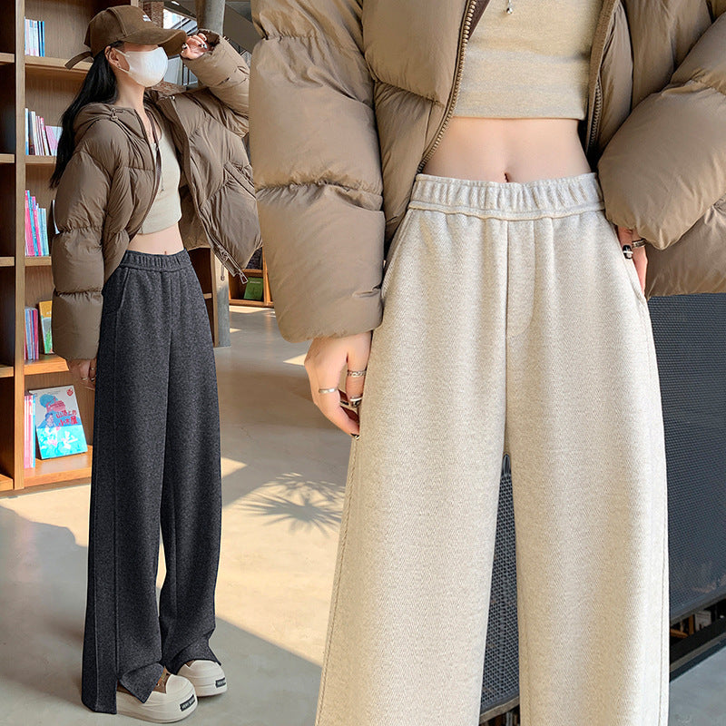 Herringbone Cashmere Pants