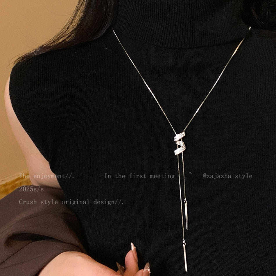 Elegant Long Sweater Necklace – Luxury Women’s Jewelry