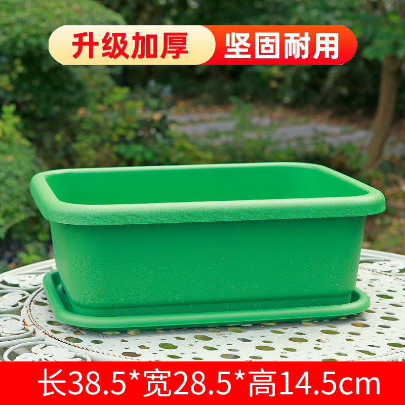 INSTOCK-Rectangular Vegetable Planter Box  Thick & Durable Pot