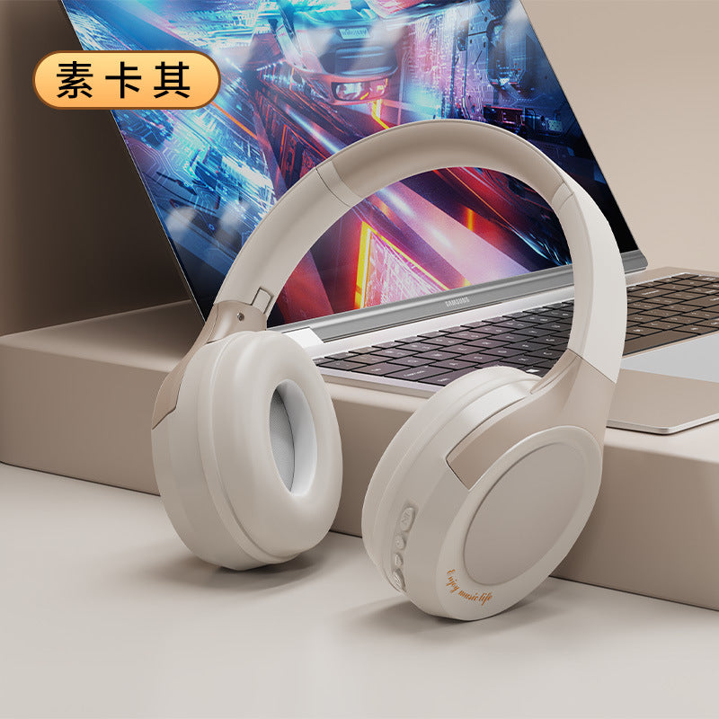 STOCK-T2 Foldable Wireless Bluetooth Headset – FM & Card