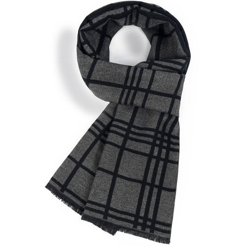 Wholesale Men’s Plaid Cashmere Scarf Nepal