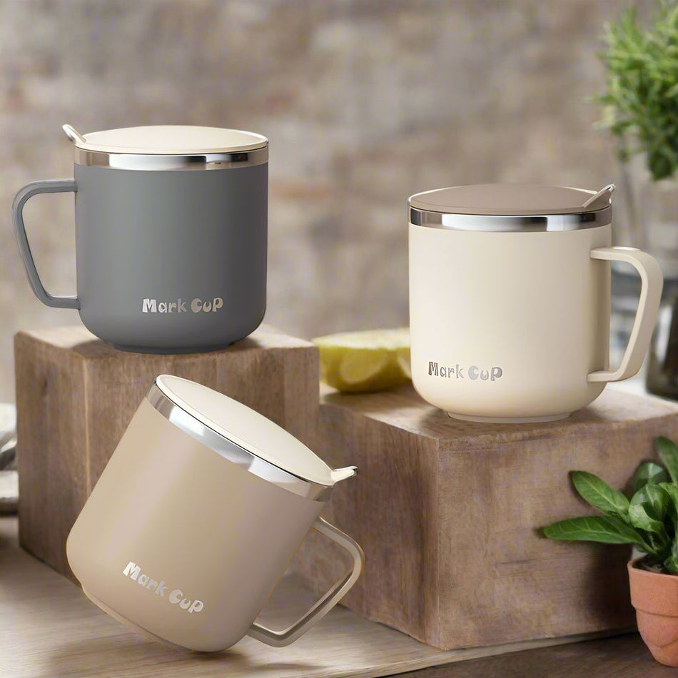 Stainless Steel Breakfast & Coffee Mug