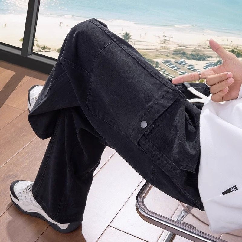 Men’s Workwear Casual Pants – Cleanfit Loose Straight